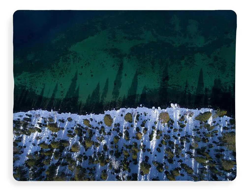 Winter Shores Aerial - Blanket
